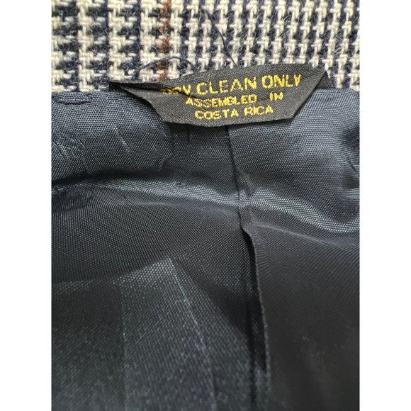 Vintage Farah Clothing Men Blazer Plaid Box Jacket Trend - Picture 9 of 11